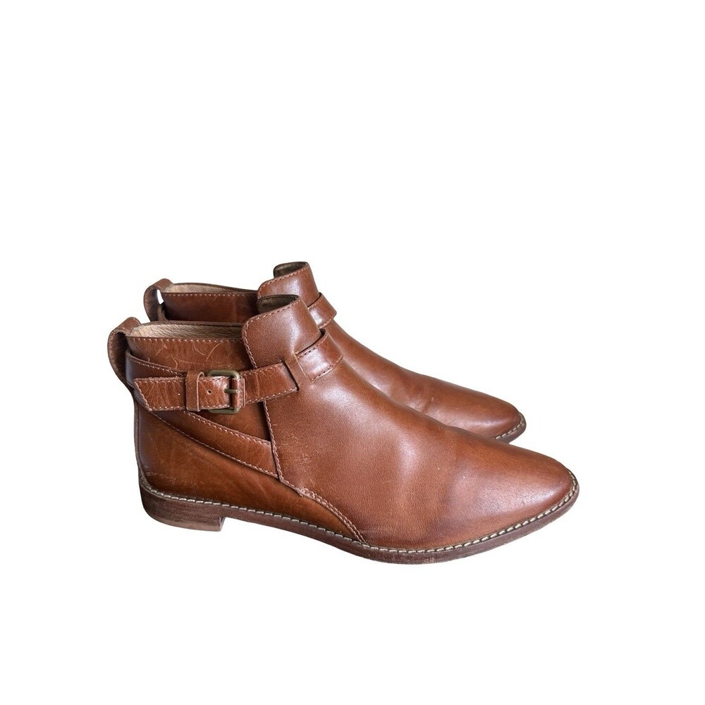 Madewell The Hollis Boots Booties English Saddle Leather Equestrian SZ 9.5